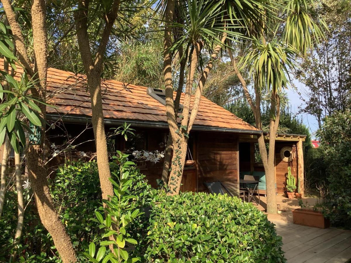 La Cabane D'Arbolateia Piscine & Spa 比达尔 外观 照片