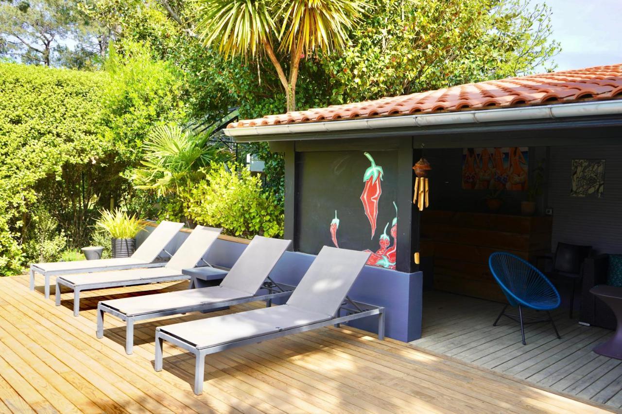 La Cabane D'Arbolateia Piscine & Spa 比达尔 外观 照片